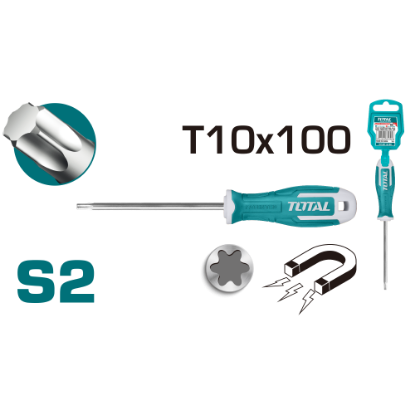 Imagine TOTAL - Surubelnita Torx-TX T10 - 5.0mm - 100mm -