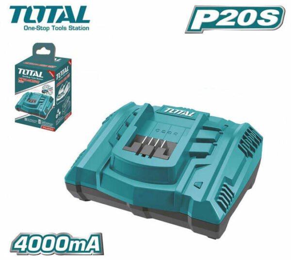 Încărcător pentru acumulatoare 4.0 Ah (Li-ion) 220 - 240V TOTAL