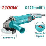 TOTAL - Polizor Unghiular 125mm - 1100W
