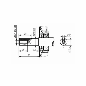 Motor benzina GP-170F 7 CP