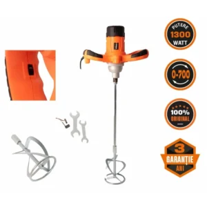 WOLFSON - Mixer electric pentru mortar - 1300W
