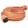 Cordon prelungitor BY, 15m, 3x1.5mm², cu împământare, portocaliu