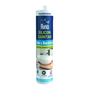 Rino Silicon Sanitar Transparent, 280 ml