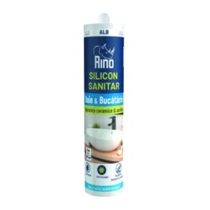 Rino Silicon Sanitar Alb, 280 ml