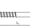 Set de Fixare L cu Diblu 6 Trifurcat în Trei Direcții, Orizontal (HZ) - 4x35mm