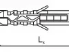 Set fixare cu diblu tridirecțional, 6 mm