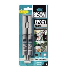 BISON EPOXY METAL – Adeziv bicomponent pentru metal 2×12 ml