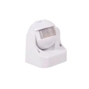 Senzor de mișcare NV JQ30, alb, 180°, 1200W, rază 2–12 m, IP44