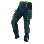 Pantaloni de Lucru Premium, Albastru & Verde