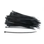 Set 100 Coliere de Cablu NV, 150x3.6 mm, Negru