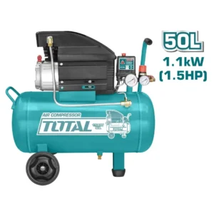 Compresor Aer pe Ulei TOTAL 50L – 8 Bari, 1100W