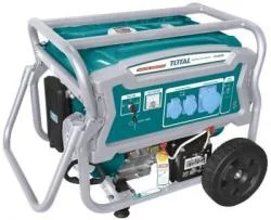 Generator pe Benzină TOTAL 6500W – Putere Maximă și Autonomie Extinsă