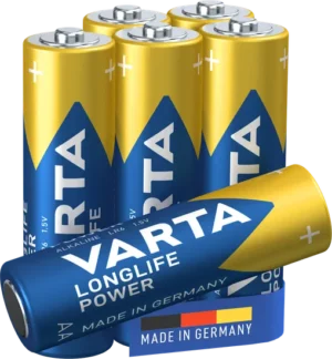 Set 6 baterii Varta tip AA Longlife Power Alkaline (4+2)