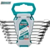 Set 8 chei combinate cu clichet TOTAL Industrial