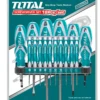 Set 18 surubelnite TOTAL Industrial - Cr-V