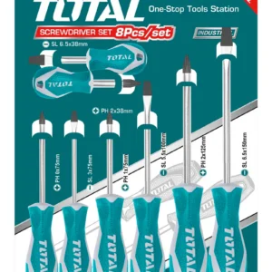 Set 8 surubelnite TOTAL Industrial - Cr-V