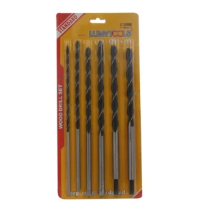 Set 6 burghie lungi pentru lemn
