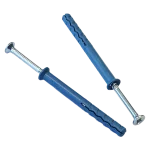 Diblu Multifuncțional 8x80 mm cu Șurub – Nylon + Oțel Zincat