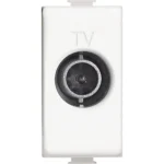 Bticino Matix - Priză TV 1 Modul, Albă (AM5202D)