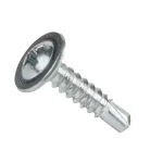 Șurub autoforant 4,2x55 mm cap plat + șaibă – încrucișat PH2