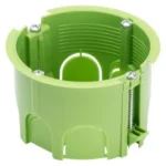 Doză aparat Gewiss GW24234PM, rotundă pentru rigips, Ø67mm, portocalie