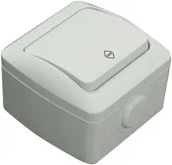 Întrerupător Cap Scară Gri IP54 – EL_EVA – Montaj Aparent