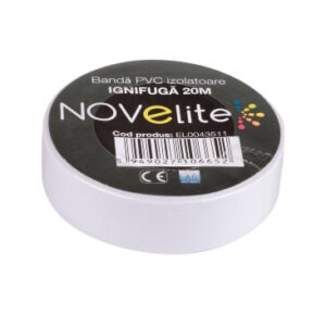 Bandă Izolatoare Albă, Ignifugă, 20M