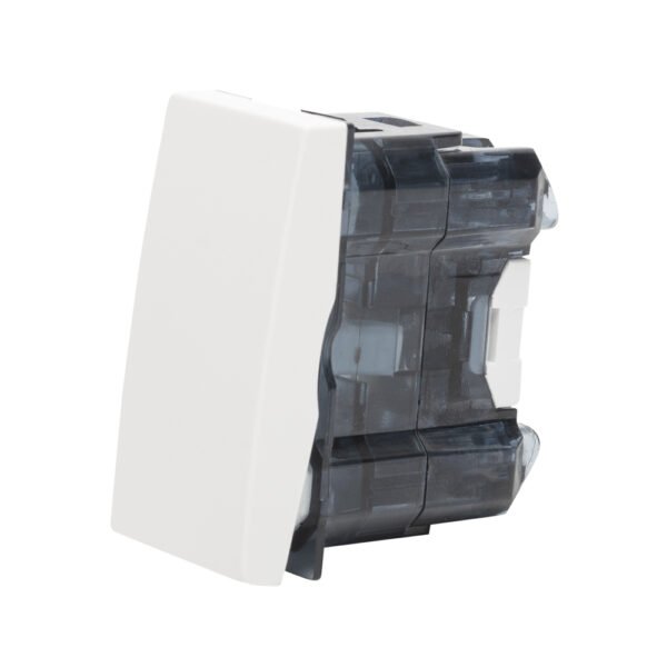 Întrerupător Simplu 1 Mod EL-MODA Alb | Design Modern și Funcționalitate Esențială