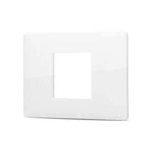 Ramă 2 Module EL-MODA Albă pentru Doză de 3 Module | Soluție Estetică de Adaptare