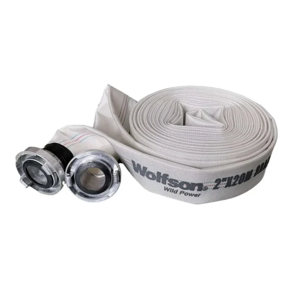 FURTUN PVC PANZAT TIP POMPIERI 2 20M 50MM CU MUFE CUPLARE