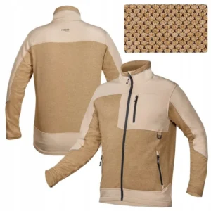 Hanorac cu Fermoar Outdoor, Crem