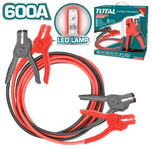 Cabluri de pornire Total, 600A, 3m, lampa LED