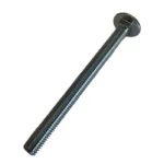 Șurub torbant inox M6x120, cap bombat, gât pătrat
