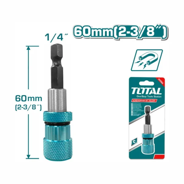 Prelungitor de biti magnetic Total, 60mm