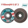 Disc Lamelar Frontal 115mm P80 | Șlefuire Eficientă Metale/Lemn