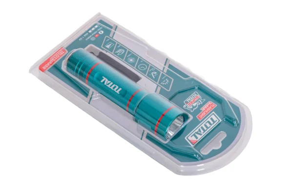 Lanternă Portabilă din Aluminiu TOTAL, 250 Lumeni