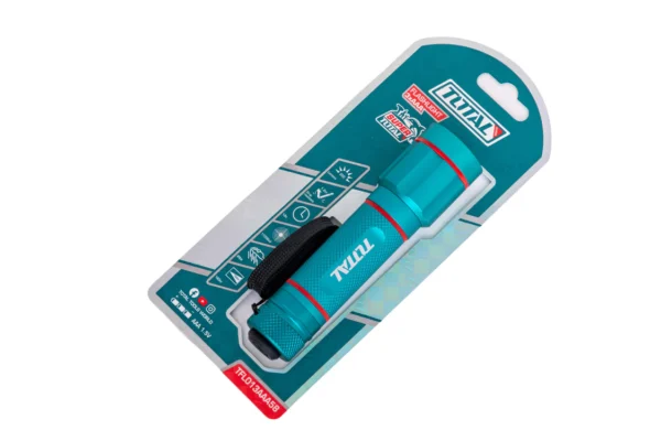 Lanternă Portabilă din Aluminiu TOTAL, 250 Lumeni