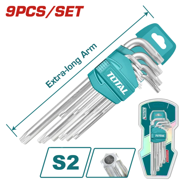 Set 9 chei imbus torx TOTAL Industrial