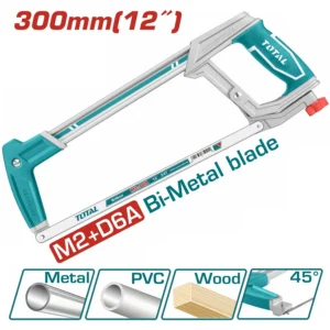 Ferăstrău cu Cadru Metalic - 300 mm (12 inch), Heavy-Duty, TOTAL