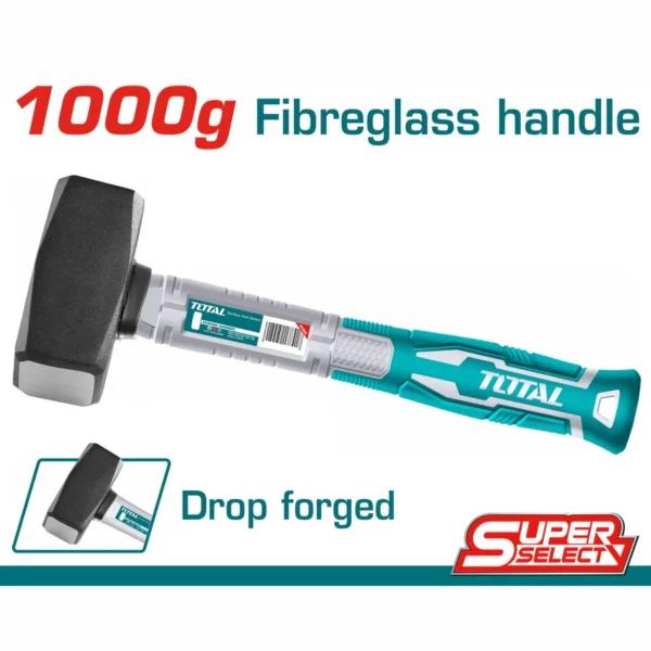 Ciocan pentru zidărie 1000g – cap durabil și mâner ergonomic