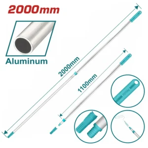 Tija telescopica pentru trafalet Total, aluminiu 200cm