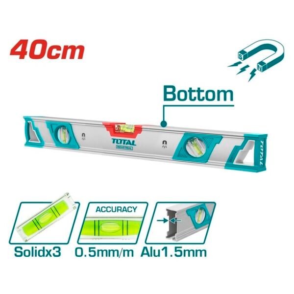 Nivelă cu Bulă de Aer - 40 cm