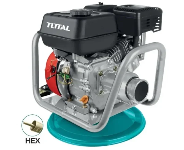 Vibrator de beton pe benzina TOTAL, 4800W, prindere HEX