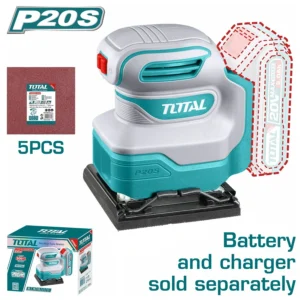 Șlefuitor Orbital TOTAL 20V, Dimensiune Bază 110x100 mm