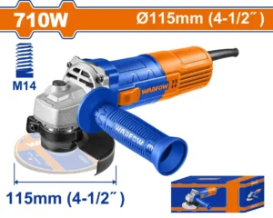 Polizor unghiular Wadfow, diametru disc 114mm, 710W, 240V, 12000rpm, discul nu este inclus