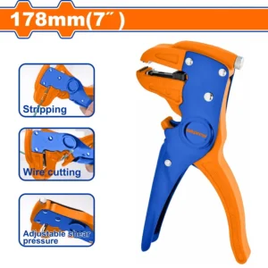 Cleste decablator Wadfow, lama otel, lungime 7"/178mm, albastru