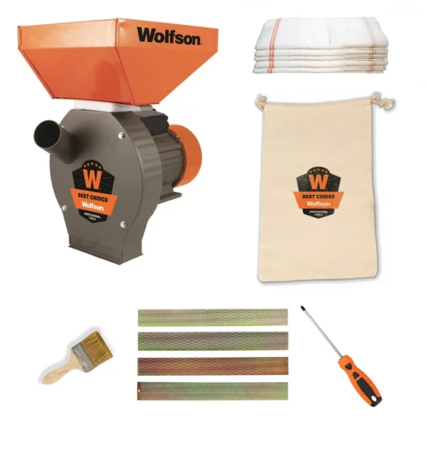 Moară pentru cereale WOLFSON – putere 2700 W, 200 kg/h