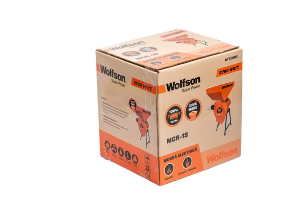 Moară pentru cereale Wolfson cu suport metalic, 200kg/h