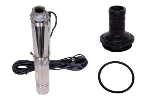 Pompa submersibila apa curata 1100W, WOLFSON PM-1500-8, 8 turbine, cablu 25m, 6600L/h, inaltime max pompare 58m, diametru 100mm, motor capsulat