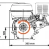 Motor benzina GTX-200 7 CP
